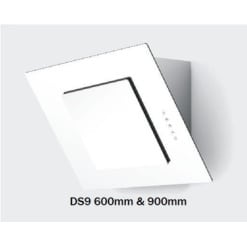 DS9 White Glass Extractor Hood