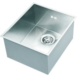 Square Single Bowl Under Mount 340mm