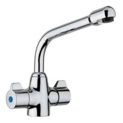 Kitchen Tap with Cruciform Dual Flow Mixer