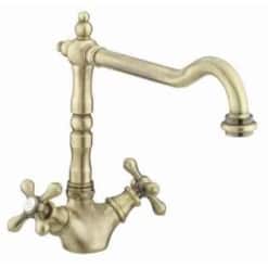 Piave Traditional Mixer Tap Antique Brass