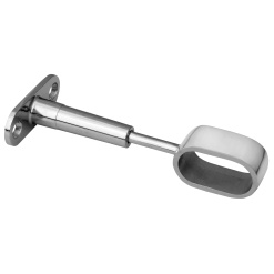 Alternative view of Curved Robe Oval Rail End Kit