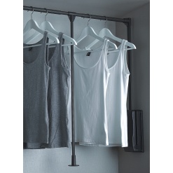 Wardrobe Pull Down Rails Mocha
